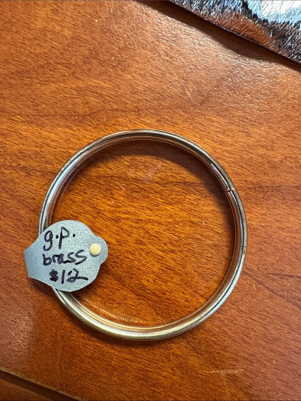 Baby’s 1st Bracelet in gold plated brass. Bracelet is Adjustable